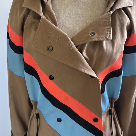 P.E Nation Caribeener Sports Trench Coat Medium EUC Incl Tags - Picture 4 of 11